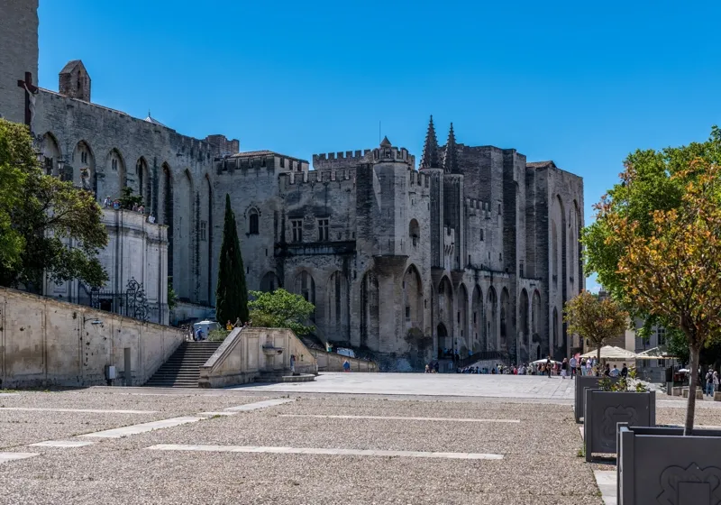 Palais des Papes, the largest Gothic palace in Europe, Avignon